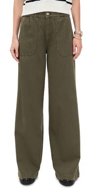 PAIGE Rumi Pants Vintage Dark Chartreuse Vintage Dark Chartreuse 27