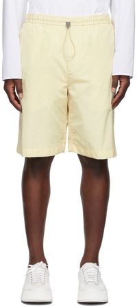 Jil Sander Off-White Nylon Shorts
