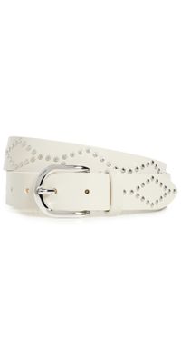 Isabel Marant Liliana Belt Chalk/Silver 85