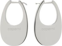 Coperni Silver Medium Swipe Earrings