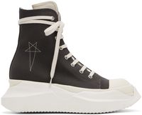 Rick Owens DRKSHDW Gray Abstract Sneak Sneakers