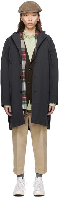CASEY CASEY Navy Triangle Coat