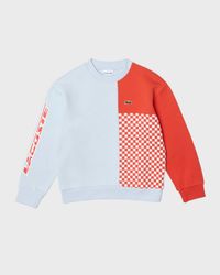 Kid's Tri-Toned Embroidered Sweatshirt, Size 2-8
