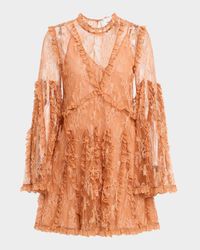 Dorian Long-Sleeve Lace Dress