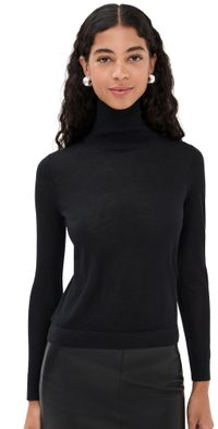 CO Long Sleeve Cashmere Turtleneck Black M