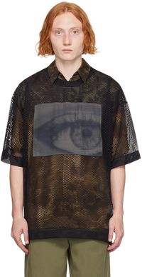 Dries Van Noten Black Patch T-Shirt