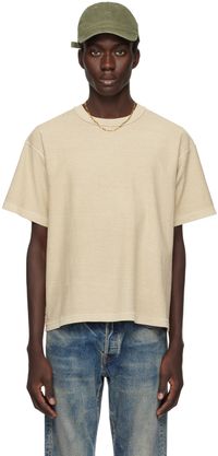 John Elliott Beige Reversed T-Shirt