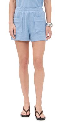 Tanya Taylor Mare Shorts Vista Blue XL