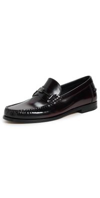 FERRAGAMO Harry Leather Loafers Cordovan 11.5E