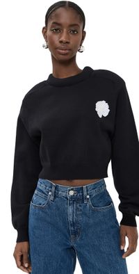 ROTATE Firm Knit Sweater Black 44