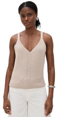 Splendid Banks Sweater Tank Fawn M