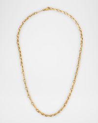 Large Motif Double Link Chain, 20"L
