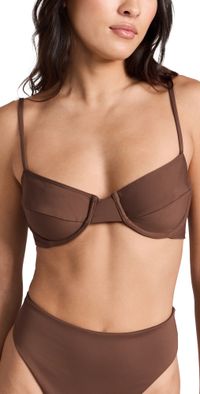 Riot Swim Jax Top Chocolate M