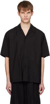 VEIN Black Button Up Shirt