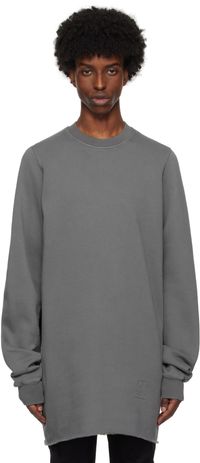 Rick Owens DRKSHDW Gray Porterville Cutout Sweatshirt