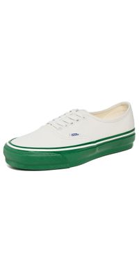 Vans LX Authentic 44 Sneakers White/Green M 5/ W 6.5