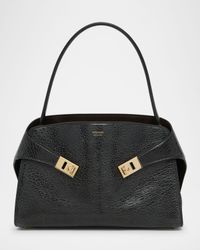 Hug Grain Leather Shoulder Bag