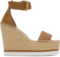 See by Chloé Sandales de style espadrille Glyn brun clair à plateforme