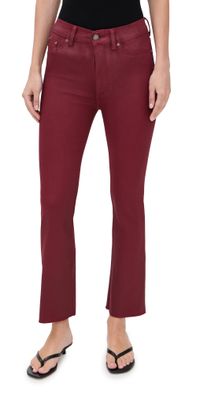 DL1961 Bridget Boot High Rise Instasculpt Crop Jeans Cherry Coated (Ultimate) 31
