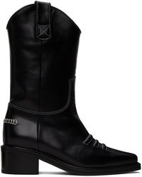 NEUTE Bottes western Marfa noires