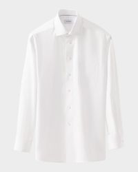 Men's Classic-Fit Twill Sport Shirt
