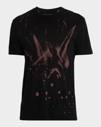 Men's Graffiti Linen and Modal Graphic T-Shirt