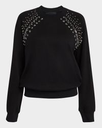 Posh Embellished Pullover Sweatshirt