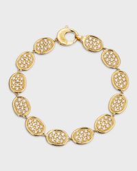 Lunaria 18K Yellow Gold and Diamond Bracelet