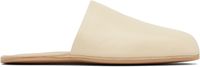 OUR LEGACY WORK SHOP Emporio Armani Beige Cigarr Slippers