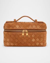 Bang Bang Vanity Intrecciato Suede Crossbody Bag