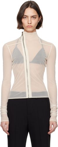 Rick Owens Lilies White Hollywood Gary Jacket