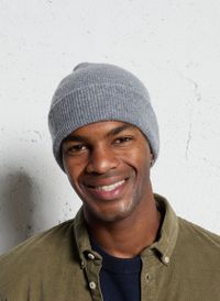 Saison 1865 - Bonnet en cachemire - Taille Unique - Gris