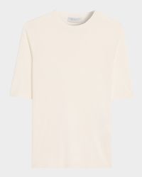 Brunner Short-Sleeve Cashmere-Silk T-Shirt
