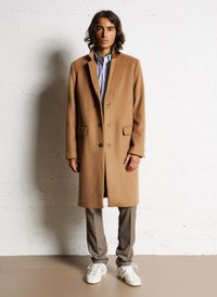 Scotch And Soda - Manteau long droit - Taille XL - Marron