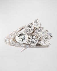 Estate Platinum 23 Diamond Statement Ring