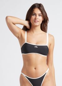 Love Stories - Haut de bikini bandeau rembourré - Taille 3 - Noir