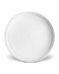 Corde Dinner Plate, White
