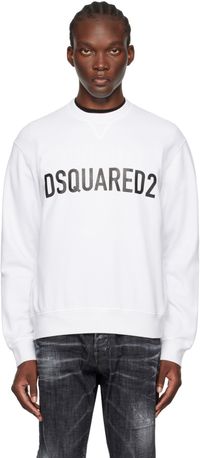 Dsquared2 White Cool Fit Sweatshirt