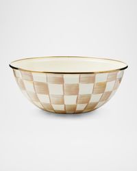 Mocha Check Medium Everyday Bowl