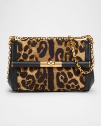 Marlene Leopard Chain Crossbody Bag