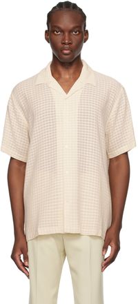 Saturdays NYC Chemise Canty blanc cassé