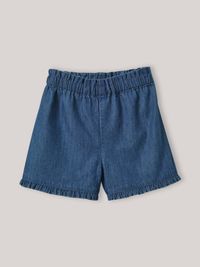 Cyrillus - Short en denim light - Taille 24M - Bleu