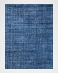 Martelli Modern Hand-Loomed Navy Rug, 10' x 14'
