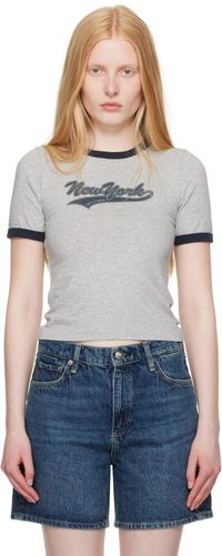 rag & bone Gray Mica Ringer T-shirt