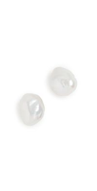 AGMES Pearl Stud Earrings Pearl One Size