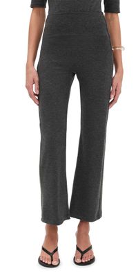 Leset Lauren Crop Flare Pants Charcoal L