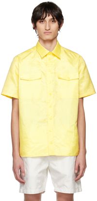 KANGHYUK Yellow Press-Stud Shirt