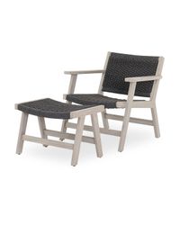 Delano Outdoor Chair and Ottoman