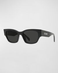 Rectangle Acetate Sunglasses