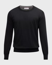 Men's Wool-Cashmere Crewneck Sweater